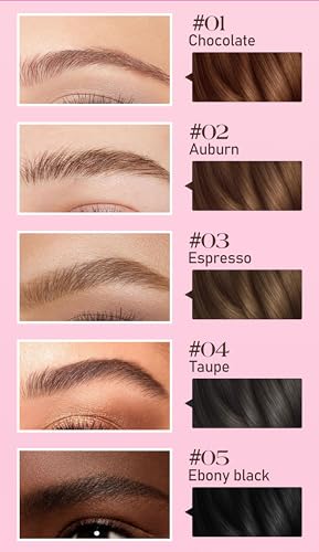 Liquid Eyebrow Pen Waterproof Microblading Brow with Fork Tips