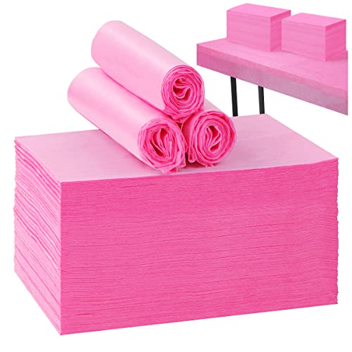 Disposable Massage Table Sheets (31" x 71", 100 Pack) - Pink Spa Bed Cover