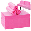 Disposable Massage Table Sheets (31" x 71", 100 Pack) - Pink Spa Bed Cover