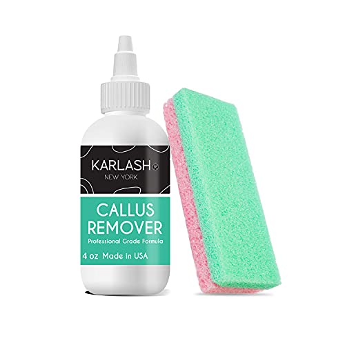 Karlash Professional Callus Remover Gel & Pumice Stone Kit - 4 oz