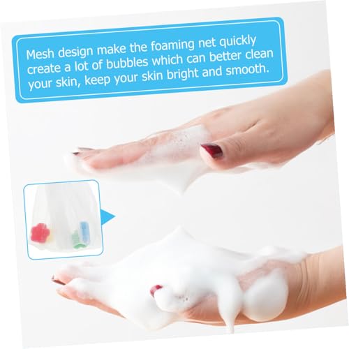 4-Pack Soap Foaming Net Bags for Face Cleansing