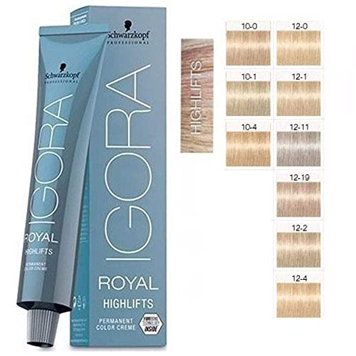 Schwarzkopf Igora Royal 12-19 Highlift Permanent Hair Color - Special Blonde Cendre Violet