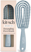 Kitsch Flexi Flow Detangling Hair Brush for Wet or Dry Hair - Haze Blue