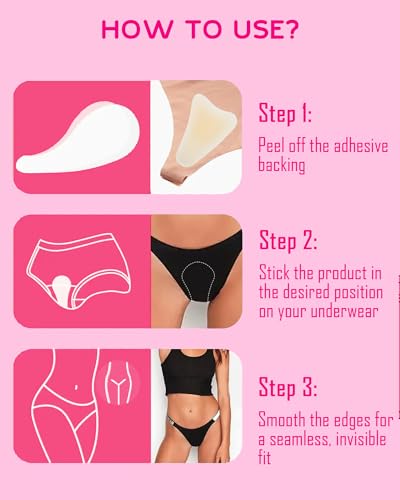Seamless Silicone Camel Toe Concealer Pads - Reusable