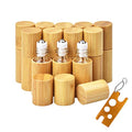 Bamboo Essential Oil Roller Bottles - 5ML, 12 Pack