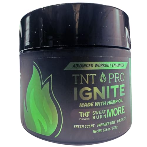 TNT Pro Ignite Pre-Workout Cream, Hot Sweat Cream,Sweat Firming Cream, Tightening Cream is Helpful as a Hot Cream, Sweat Gel