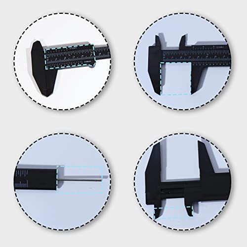 Eyebrow Measuring Ruler 6 Inch, Brow Mapping Tool for Tattoo Artists