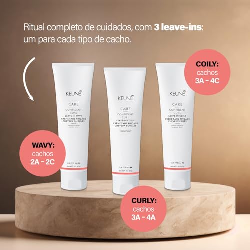 KEUNE Care Confident Curl Leave-In Cream | Coily Hair Frizz Control