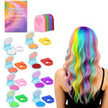 8 Colors Temporary Hair Chalk for Kids - Washable & UV Reactive