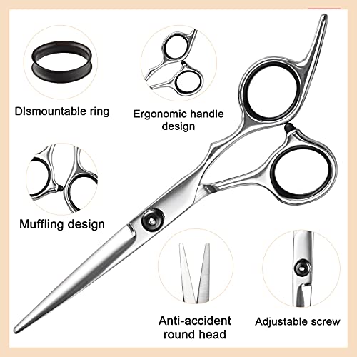 Professional 10 Pc Hair Cutting Kit with Thinning Shears
