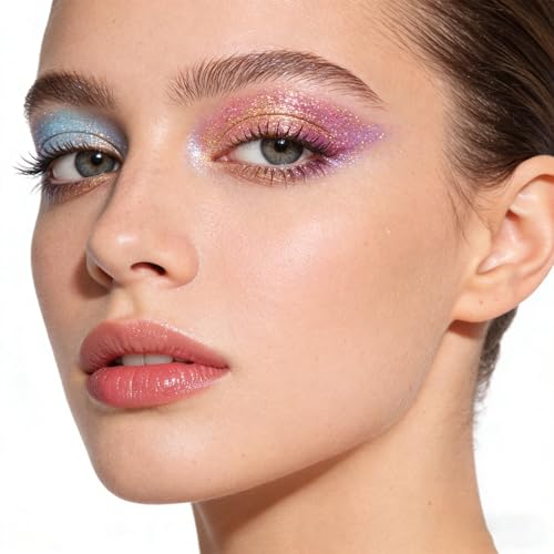 9 Color Glitter Shimmer Eyeshadow Palette - Long Lasting & Blendable
