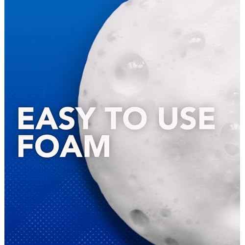 Kirkland Signature Hair Regrowth Treatment Minoxidil Foam for Men, 2.11 oz, 6 Count (6 Month Supply) - 2 MicroFiber Cleaning Cloths and Comb Included