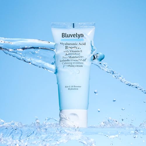 10X Hyaluronic Acid Soothing Cream ? 100,000ppm High-Strength Hydration, 70% Iceland Glacier Water, Vitamin E, Lightweight Moisturizer for All Skin Types, 3.4 fl. oz / 100ml