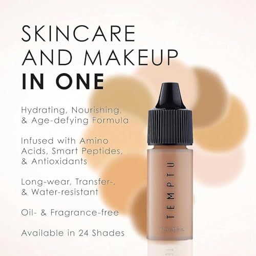 TEMPTU One Cordless Airbrush Makeup Kit with Compressor, 11-Piece Set