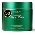 Korean Toner Pads for Face with Niacinamide & Glycolic Acid - 50 Pads