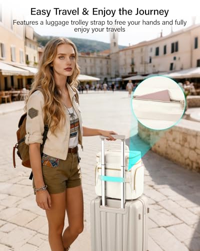 Hanke Large Toiletry Bag for Women - Water-Resistant Travel Organizer