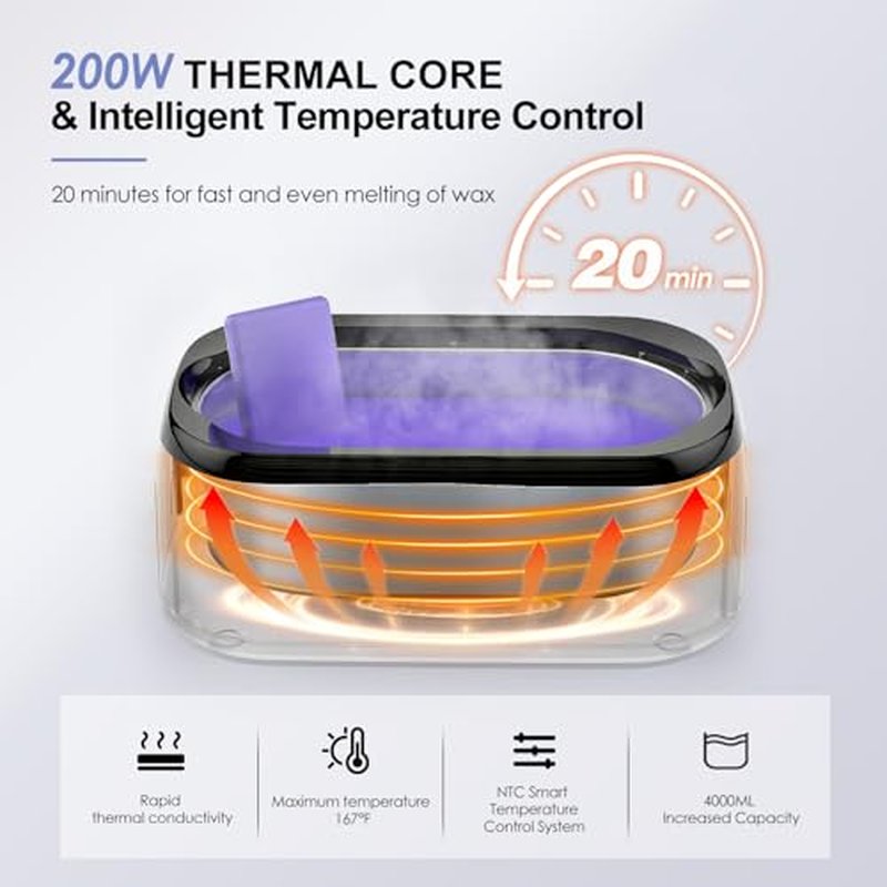 Achzzy 4000ml Paraffin Wax Machine - Hand & Foot Warmer