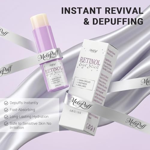 Retinol Eye Stick with Hyaluronic Acid - Anti-Aging Under Eye Treatment