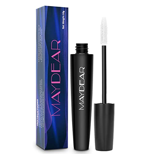 Maydear White Mascara ? Volumizing, Curling & Lengthening Mascara for Intense Definition & Long-Lasting Smudge-Proof Wear ? Perfect for Party & Stage Makeup