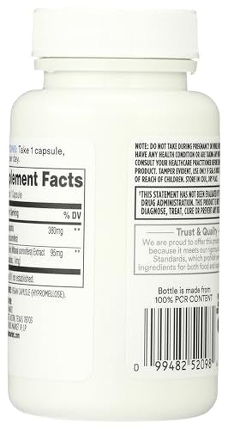 365 Ashwagandha Supplement 60 Vegan Capsules