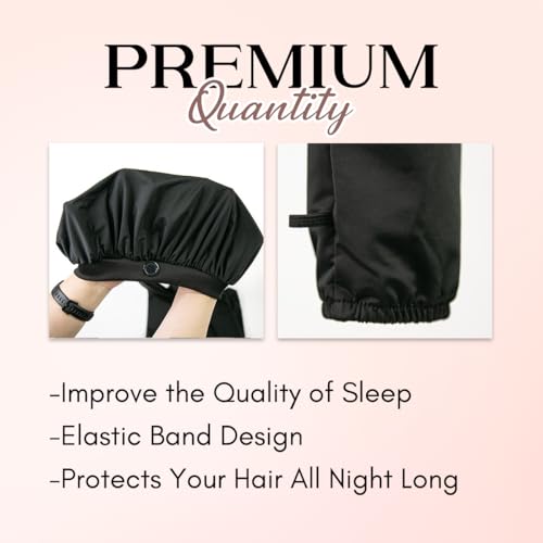 Satin Hair Bonnet for Braids & Long Hair Women