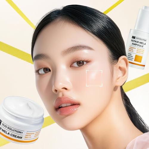 Tranexamic Acid 5% + Niacinamade 5% + Baku-CE 3% Cream, Repair Mela Cream - Tranexamic acid 50,000ppm, Niacinamade 50,000ppm, bakuchiol 30,000ppm, PDRN, Peptides, Hyaluronic