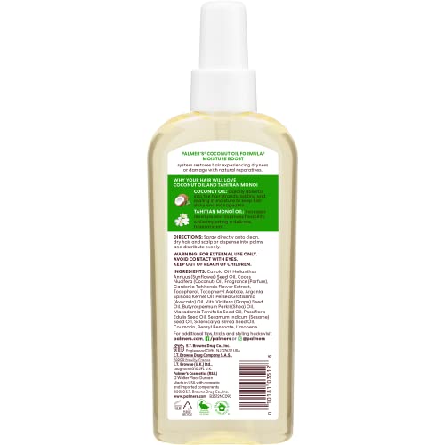 Palmer's Coconut Oil Moisture Boost Spray - 5.1 Oz