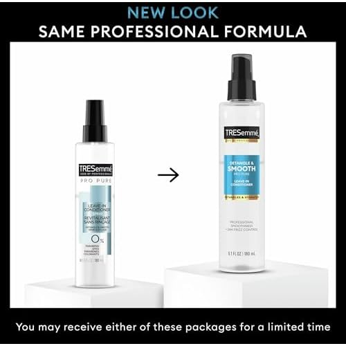 TRESemme Pro Pure Leave-in Conditioner for Detangling, 6.1 oz, 3 Pack