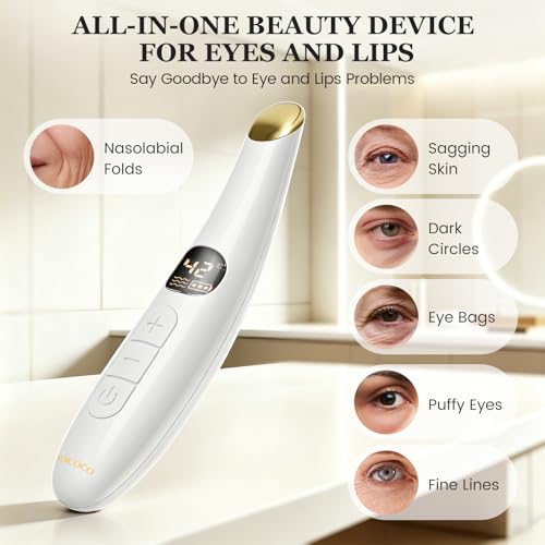 Heated Eye Lift Wand with Temperature Control & Massage