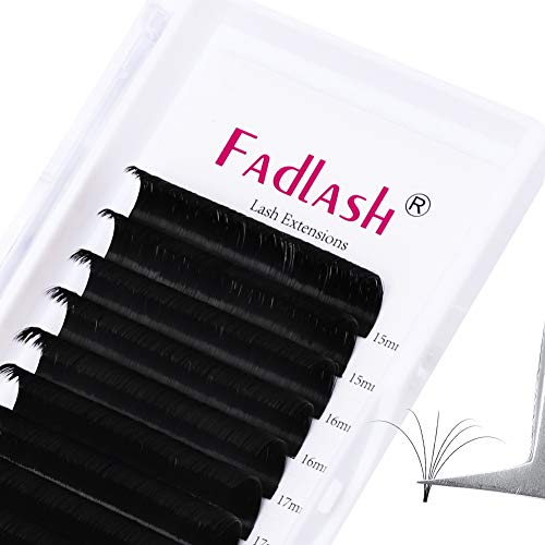 Easy Fan Lash Extensions 0.07D 15-20mm & Spike Lash Extensions D Curl 15-20mm