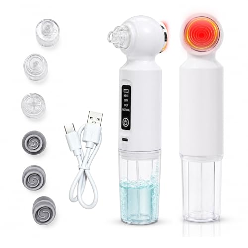 Siangyueglow Blackhead Remover Vacuum with Warm Compress & 6 Heads