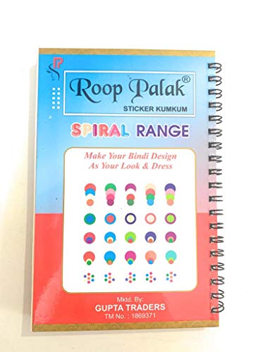 960 Multicolor Bindis Sticker Book - Forehead Gems Temporary Tattoos