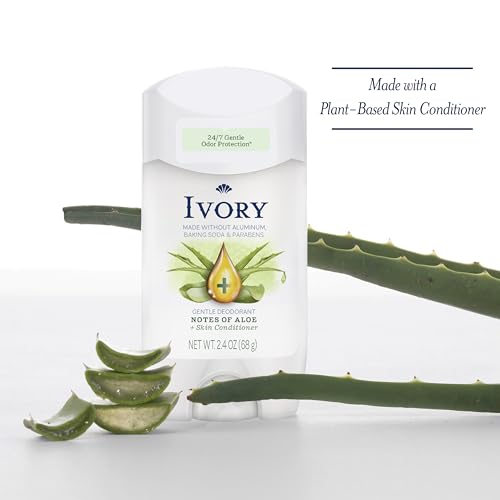 Gentle Aloe Deodorant - Aluminum Free, 24hr Odor Protection, 2.4 oz