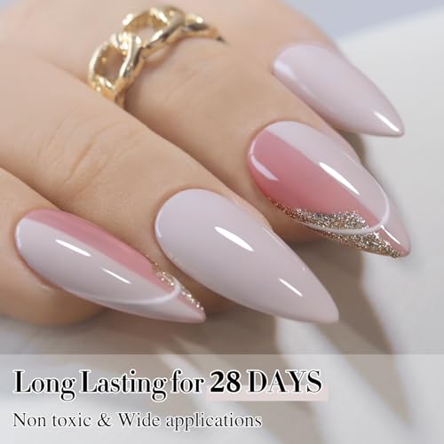 Double Rhythm Milky Beige 15ml Gel Nail Polish - Pure Sheer, Soak Off, A1466
