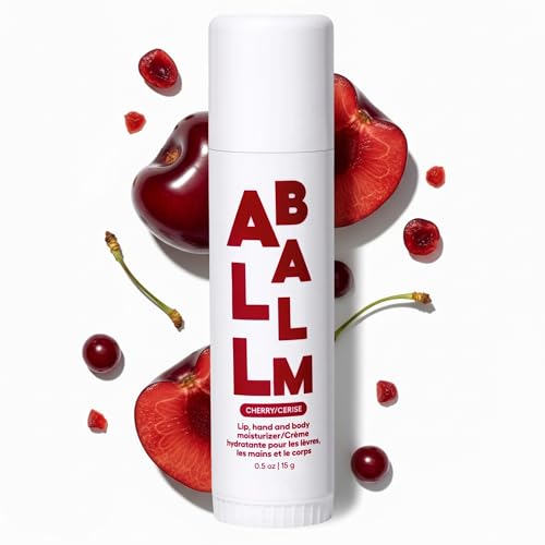 Zizia Cherry Giant Multi All Balm Stick ? Moisturizing and Hydrating Stick for Lips, Hands & Body ? with Shea Butter, Jojoba Oil, Aloe Vera, Calendula Beauty Moisturizer - Travel Essentials - 0.5 oz
