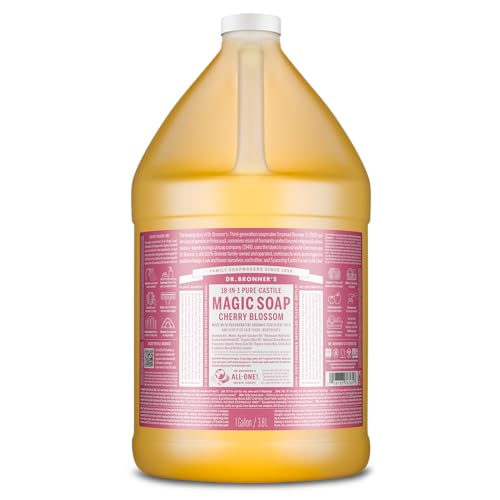 Dr. Bronner's DR.BRONNER'S Magic Soap, Cherry Blossom, Gallon