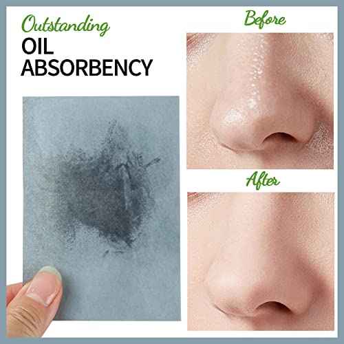 FANDAMEI 600 Counts Oil Blotting Sheets For Face, Blotting Paper for Oily Skin, Oil Control Film, Oil Absorbing Sheets For Face, Oil Absorbing Tissues, Oil Blotting Papers