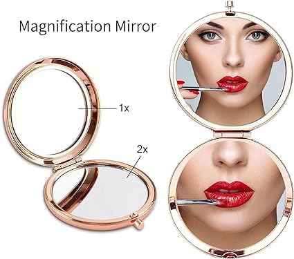 KGKAIMIZL Niece Compact Mirror - Makeup Mirror Gifts for Niece from Aunt, Birthday & Christmas