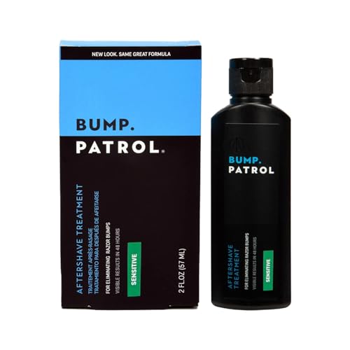 Bump Patrol Sensitive Strength Aftershave Treatment Serum ? Razor Bump Stopper and Ingrown Hair Treatment for Men and Women, Alcohol Free Ingrown Hair Serum for Sensitive Skin 2 oz (Pack of 1)