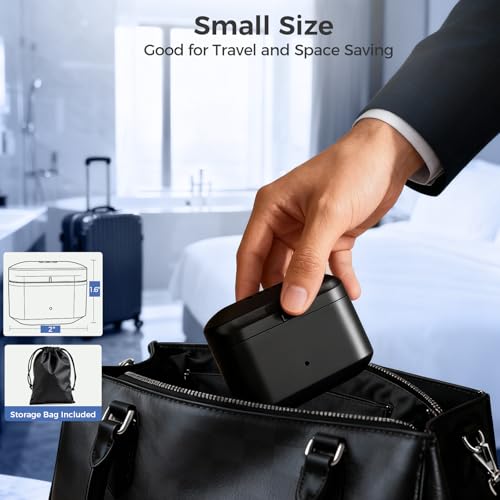 Nose Wax Kit Men: Nose and Ear Hair Removal Kit with Smart Temperature Control & USB C Fast Heating, Nose Hair Wax Kit Includes 100g Hard Wax Beans 20 Sticks & Travel Bag | Lasts up to 7 Weeks 15 Uses