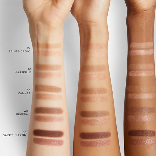 Laura Mercier Bronze Color Infusion, 12HR Long Wear, Talc-Free Bronzer Powder, Skin-Smoothing, Lightweight and Breathable, Natural Glow, Duo with Matte and Luminous Finishes