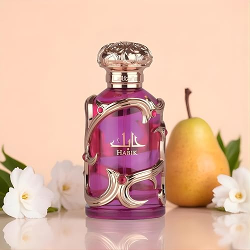 Lattafa Habik Eau de Parfum for Women – Floral Fragrance, 3.4 oz