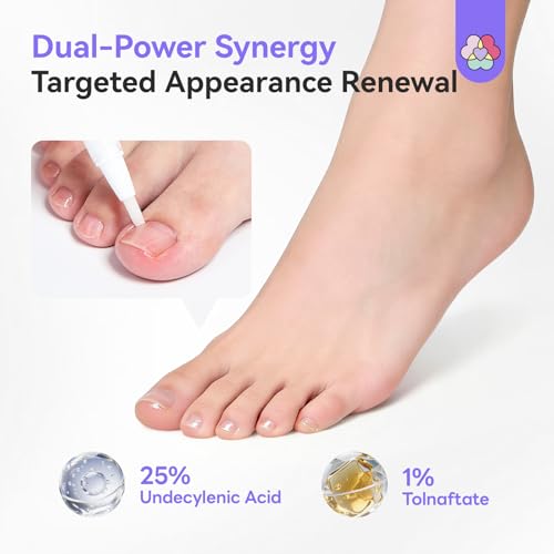 SAVILAND Toenail Fungus Pen Treatment 3-Pack with 25% Undecylenic Acid & 1% Tolnaftate