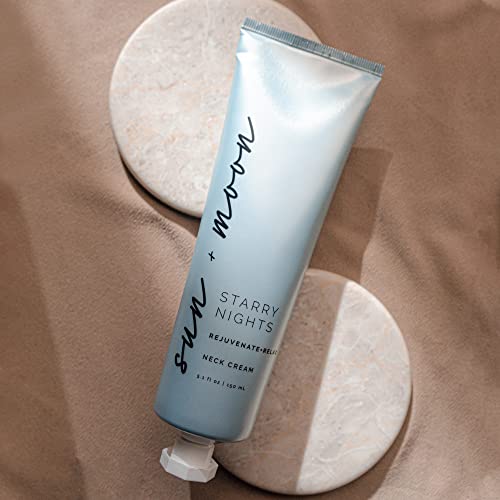 Sun + Moon Starry Nights Night Rejuvenate + Relax Neck Cream with Collagen & Camomile, 5.1 oz