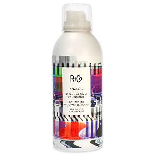 R+Co Analog Cleansing Foam Conditioner, Weightless Conditioner for Nourished, Shiny and No-Frizz Hair