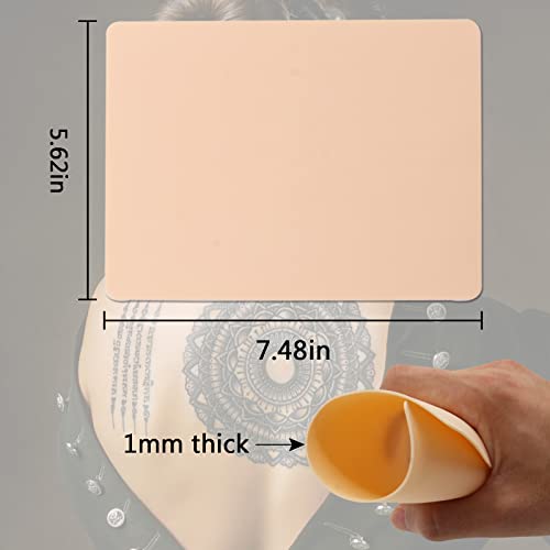Autdor Tattoo Practice Skin - 10Pcs Double-Sided Silicone Pads