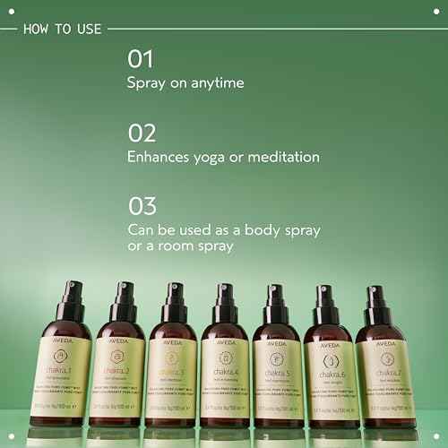 Aveda Chakra 7 Balancing Pure-Fume Mist: Connection | Body & Room Spray | Balances Crown Chakra | With Olibanum, Certified Organic Elemi & Angelica, 3.4 Fl Oz