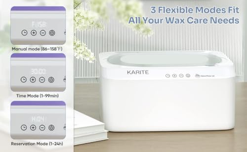 Karite Paraffin Wax Machine with Auto Open Lid & 4500ml Capacity