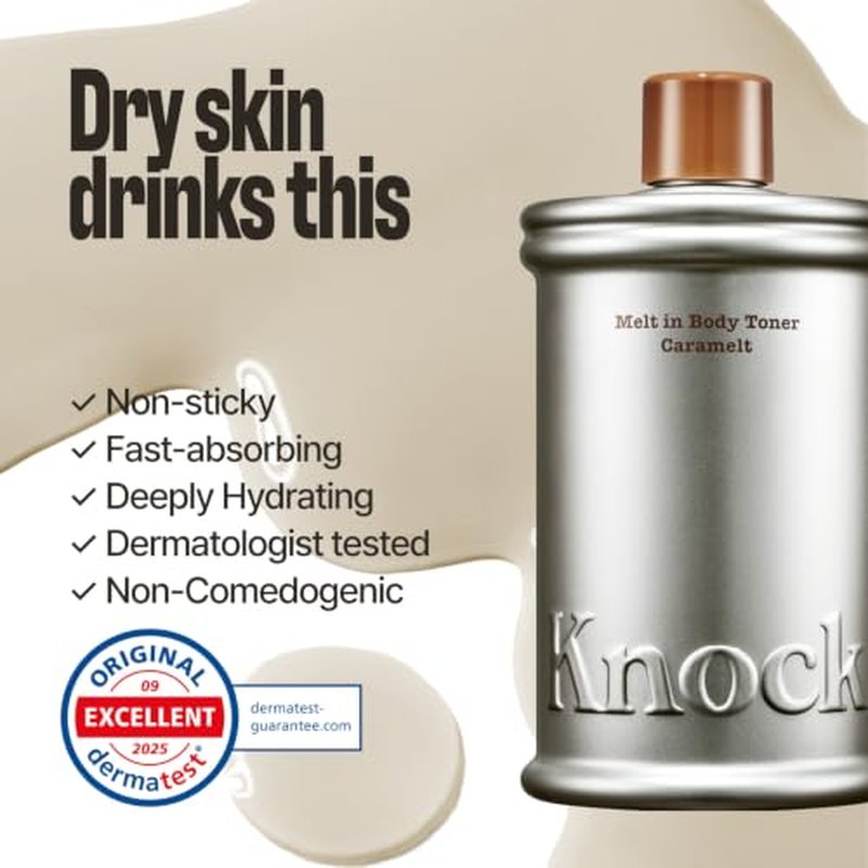 Knock Melt-In Body Toner Caramelt - Ceramide Moisturizer