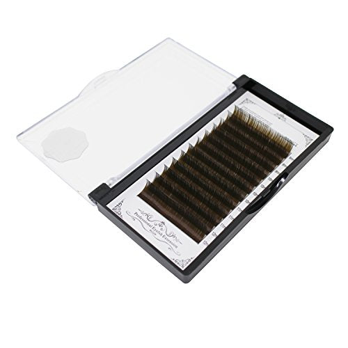 C Curl 0.10mm False Lashes 11mm Dark Brown Individual Lashes